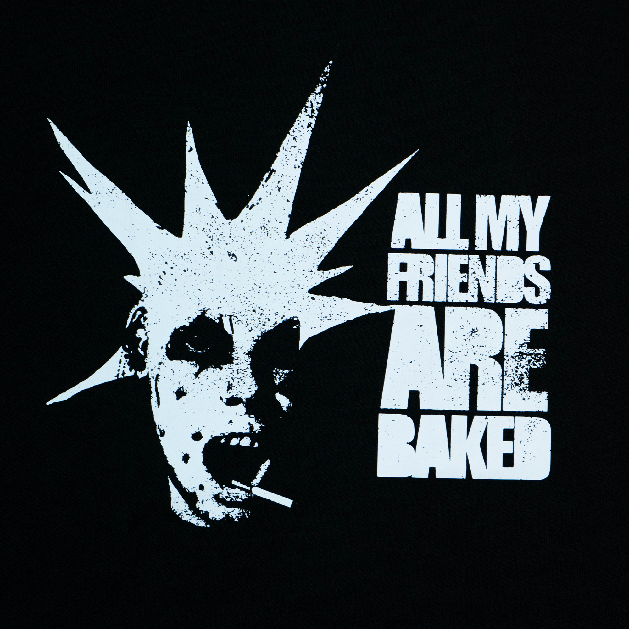 Baked Friends Black Tee