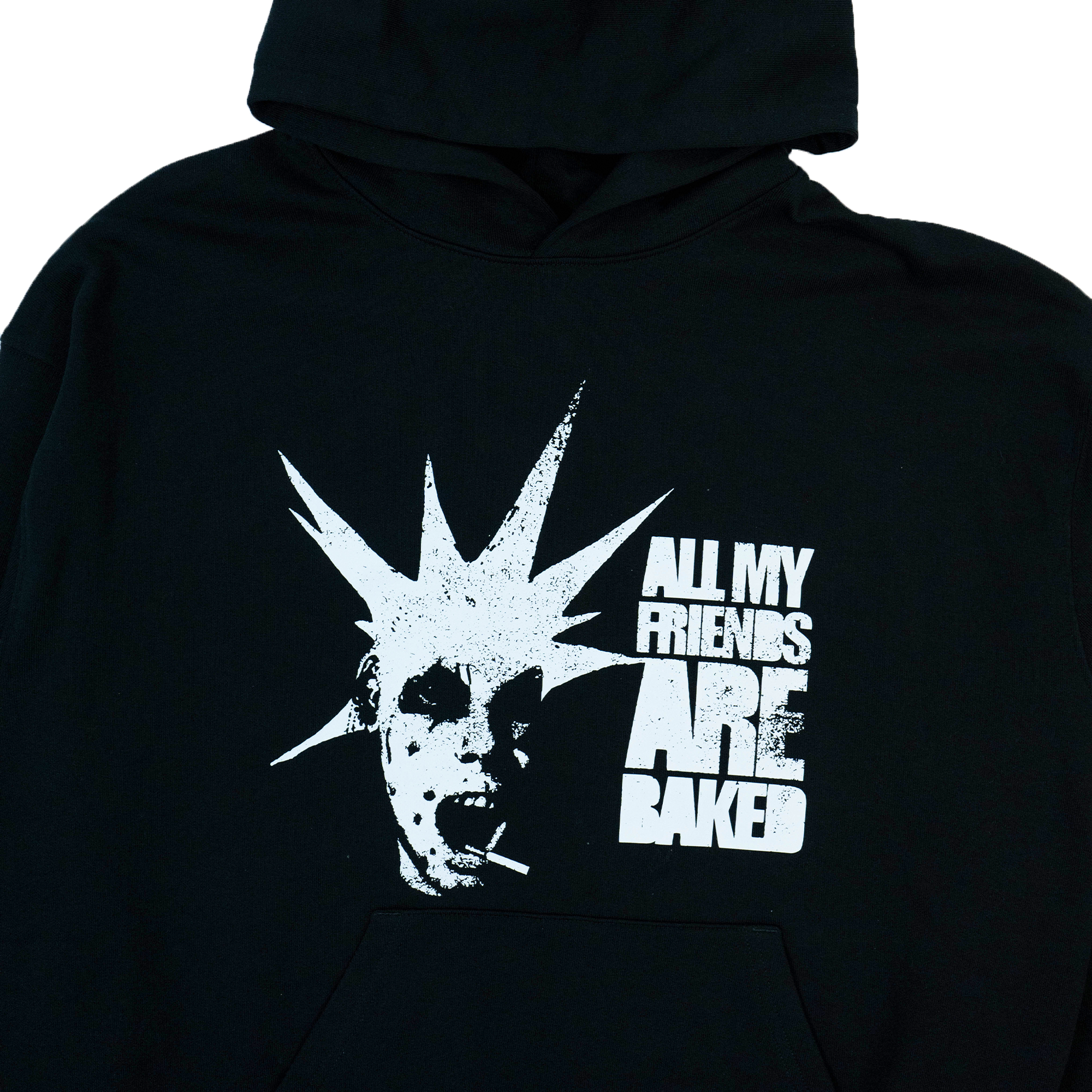 Baked Friends Black Hoodie