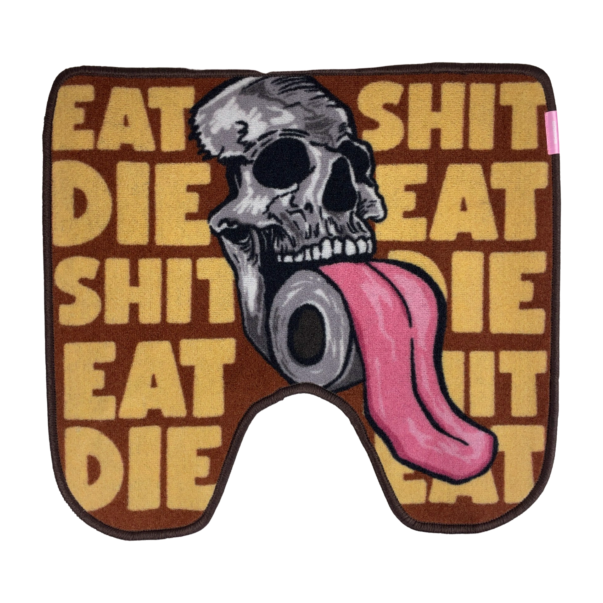 EAT/SHIT/DIE Toilet Rug