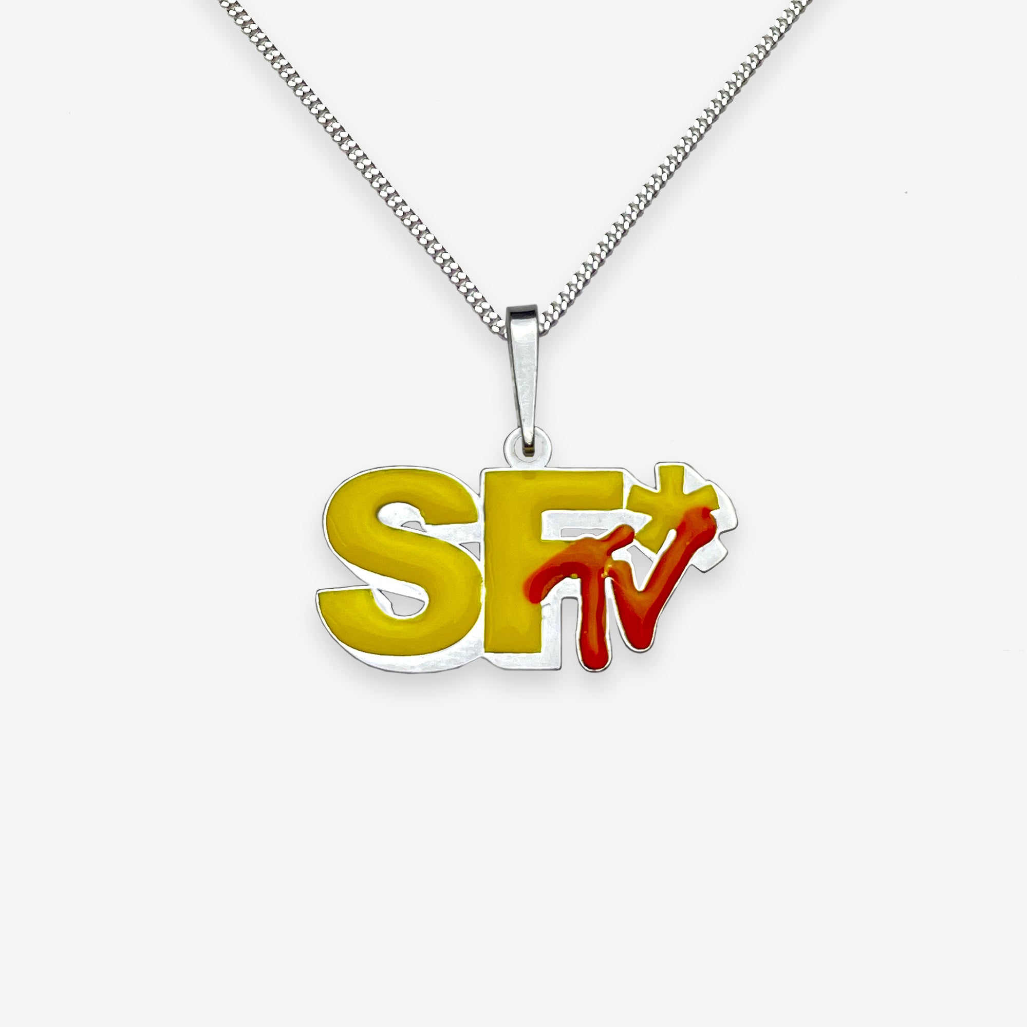 MTV Silver Pendant